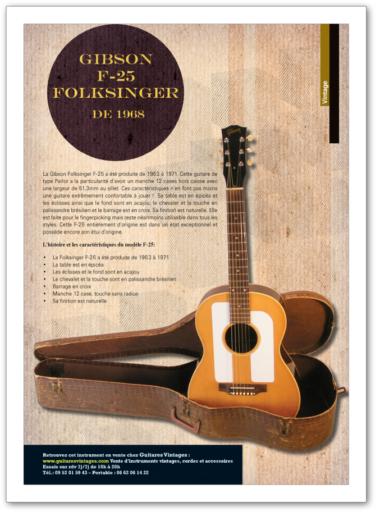 Gibson Folk Singer F-25 de 1968